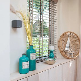 Candeeiro de parede moderno cinzento escuro - Transfer