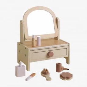 Tocador Em Madeira Talia Kids Cores Naturais - Sklum