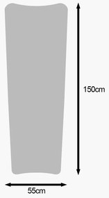 Espelho Vitros – Sand – 55 cm x 150 cm