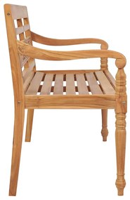 Banco Batávia 120 cm teca