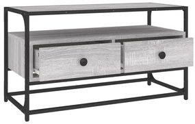 Móvel de TV 80x35x45 cm derivados de madeira cinzento sonoma