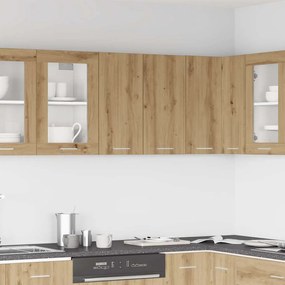 Armário de parede de cozinha “Lyon” Artisan Oak 60x31x60 cm