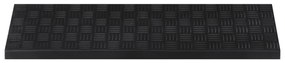 Tapetes para degraus de escada 10 pcs 25x75 cm borracha