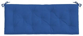 Almofadão p/ banco de jardim 120x50x7 cm tecido oxford azul