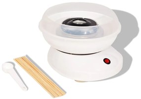 vidaXL Máquina de algodão-doce 480 W branco