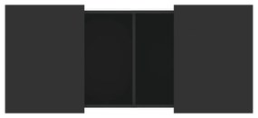 Mesa de centro 80x55x40 cm derivados de madeira preto