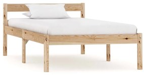 283190 vidaXL Estrutura de cama 90x200 cm madeira pinho maciço