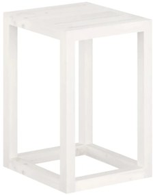 3 pcs conjunto de suporte plantas pinho maciço branco