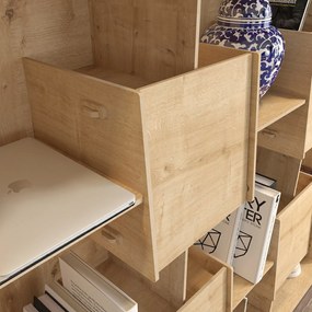 Estante Alimo – Carvalho – 136,7x138x27,5 cm