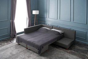 Sofá-Cama de Canto Manama – Antracite – 280x85x206 cm