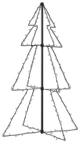 Árvore de Natal em cone 160 LEDs 78x120 cm interior e exterior