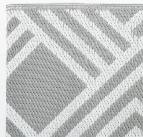 Tapete de exterior 120x180 cm 140x200 PP cinzento