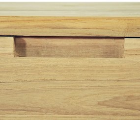 Móvel de TV 120x35x35 cm teca maciça