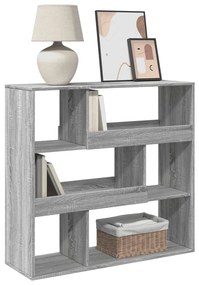 Estante/divisória 100x33x94,5 cm cor cinzento sonoma