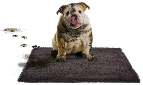 427118 Duvoplus Tapete de limpeza para cães MagicClean 90x65 cm cinza-escuro