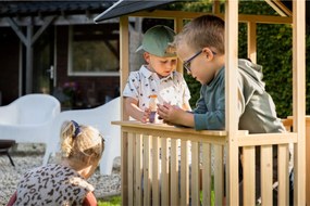 Casa de brincar para crianças Panorama 100 madeira natural
