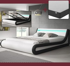 Cama Hidráulica com Arrumação "Patricia" - 160x200cm - Estrado e Colch