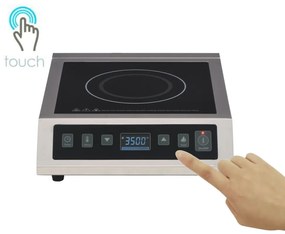 Placa de indução elétrica de mesa com ecrã tátil 3500 W