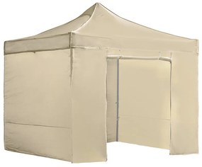 Tenda Jardim Para Festas, Feiras, Eventos 3x3 Line (Kit Completo) Creme