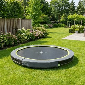 Trampolim desportivo redondo Silhouette ø305 cm - preto