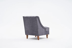 Cadeira Wing Ella Prestij – Cinza – 67x73x70 cm