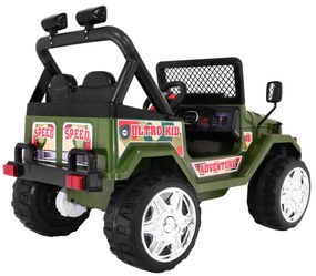 Jipe elétrico para Crianças 12V RAPTOR Drifter Rodas de EVA Verde