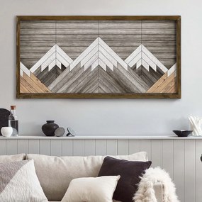 Quadro Decorativo em MDF TAH035 – Multicolor – 120 x 60 cm