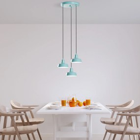 Candeeiro Chandelier Memati – Turquesa – Ø45 cm