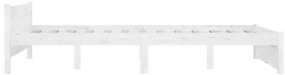 Estrutura de cama com gavetas 160x200 cm branco