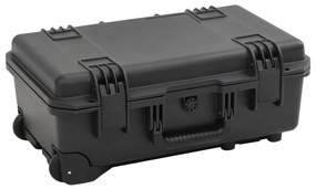 vidaXL Mala de viagem portátil 55x35x22,5 cm PP preto