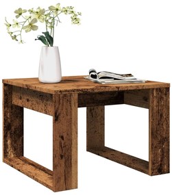 Mesa de apoio 50x50x35 cm derivados de madeira madeira velha
