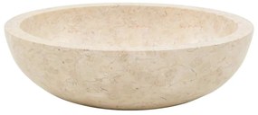 Lavatório 40x12 cm mármore creme