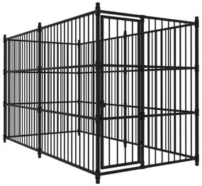 vidaXL Canil de exterior 300x150x185 cm