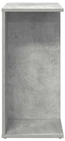 Mesa cabeceira 46,5x29x61 cm derivados madeira cinzento-cimento