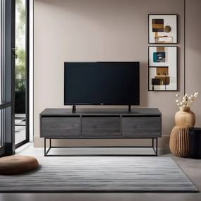 Móvel TV Kordon – Castanho Escuro – 140x50x40 cm