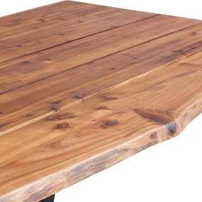 Mesa de jantar 170x90x75 cm madeira de acácia maciça