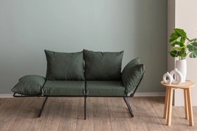 Sofá-Cama de 2 Lugares Viper – Verde – 150 cm x 78 cm x 60 cm