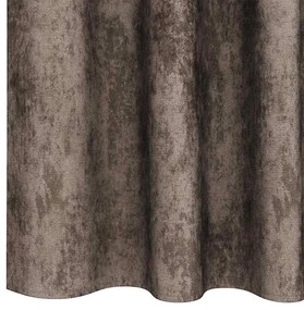 Cortinas de Veludo 2 peças com Ilhós Cappuccino 140x140 cm