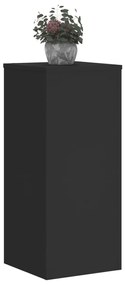Suportes p/ plantas 2 pcs 30x30x70 cm derivados madeira preto