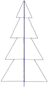 Árvore de Natal em cone 360 LEDs 143x250 cm interior e exterior