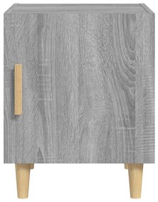 Mesa de cabeceira 2 pcs derivados de madeira cinzento sonoma