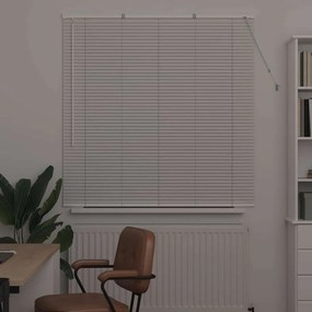 Persiana de Janela com cortinas Outros Manual Branco 130 x 130 cm Alum