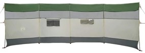 Corta-vento de campismo 510x153 cm impermeável verde