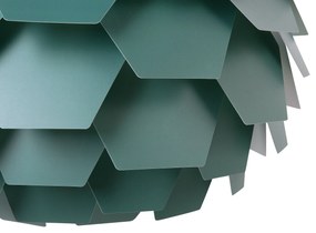 Candeeiro de teto grande verde escuro SEGRE Beliani