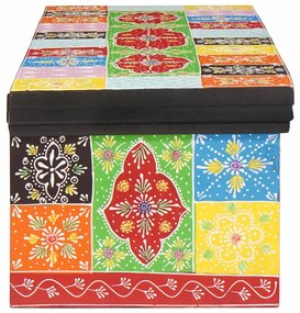 Armário de TV de parede 100x30x24 cm Madeira Sólida de Mangueira Rústi