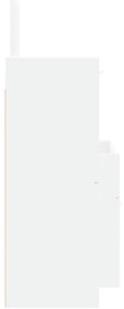 3 pcs conjunto móveis casa de banho derivados de madeira branco