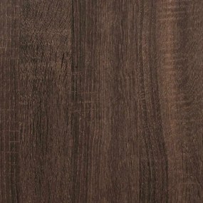 Estante 80x30x189cm derivados de madeira carvalho castanho