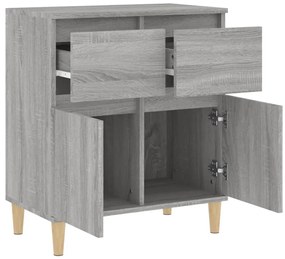 Aparador 60x35x70 cm derivados de madeira cinzento sonoma