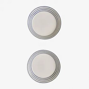 Pack De 2 Pratos Fundos Em New Bone China Isolda Branco - Sklum