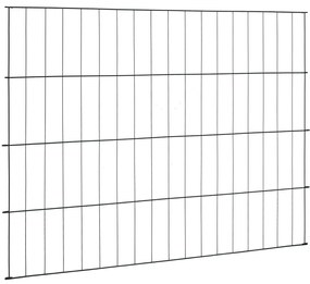 Conjunto painéis de vedação para jardim 115x79 cm verde